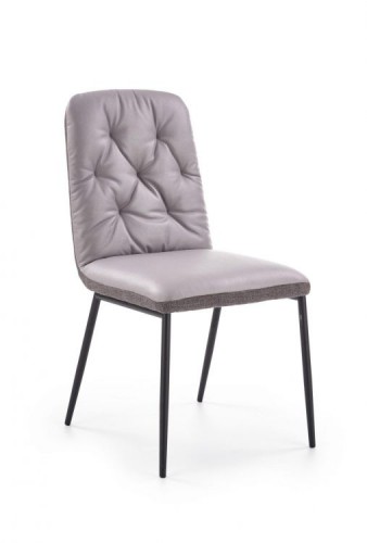 Стул K340 Светло-серый / Серый Halmar